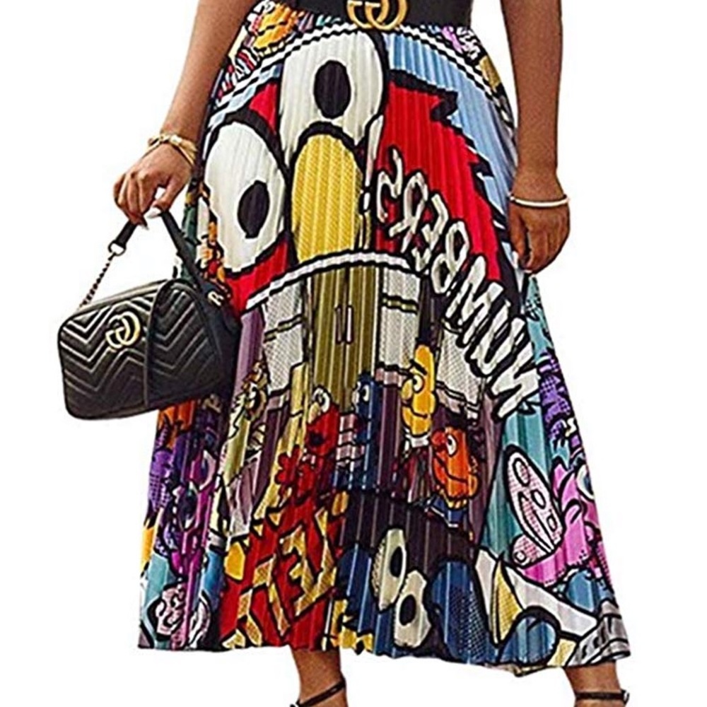 Sesame Street pleated skirt .